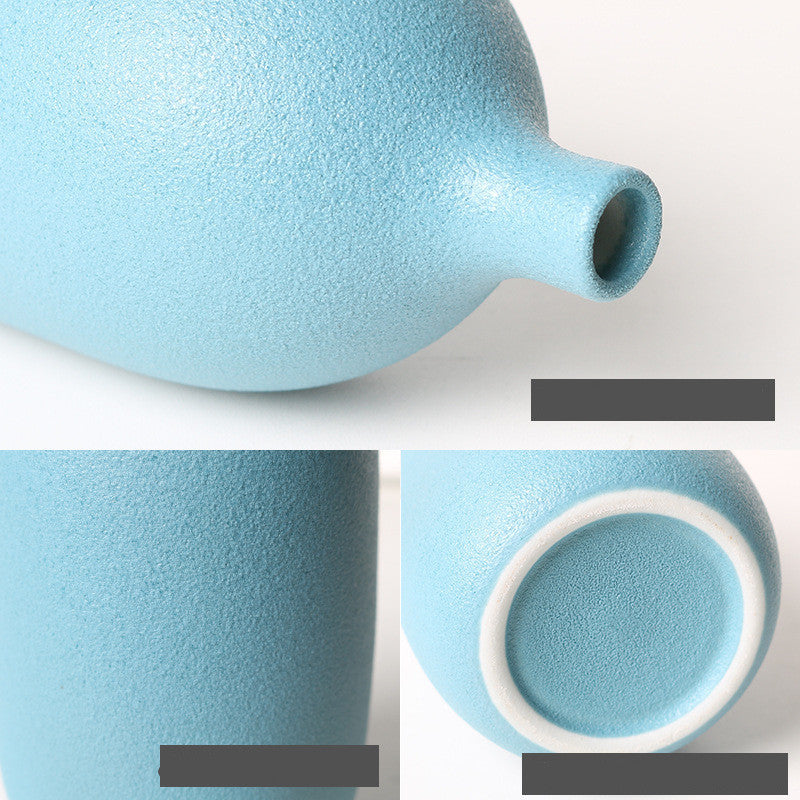 Vases en céramique créatifs pour accessoires de décoration de salon