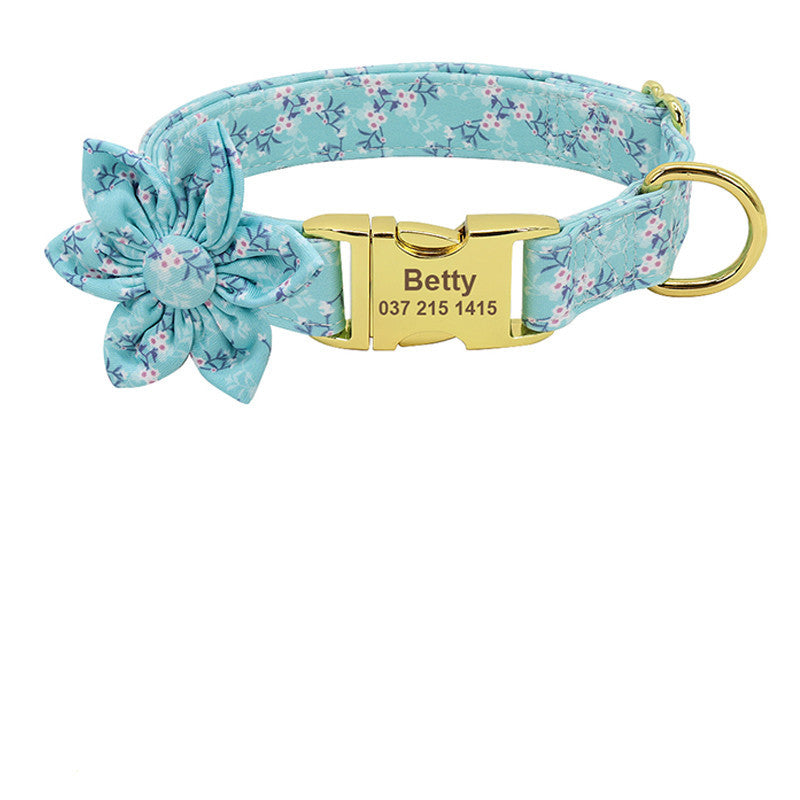 Collier de chien imprimé à la mode collier de chien en Nylon personnalisé colliers de chat de chiot de compagnie personnalisés colliers d'étiquette d'identification gravés accessoires de chien