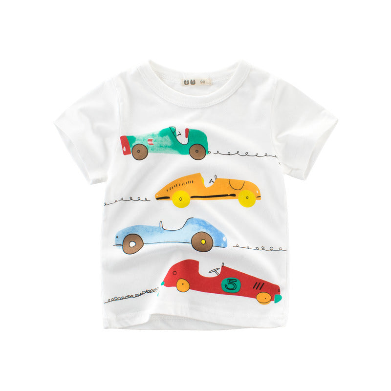 Vêtements pour enfants, T-shirt à manches courtes pour garçons, vêtements de marque à la mode