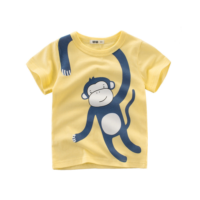 Vêtements pour enfants, T-shirt à manches courtes pour garçons, vêtements de marque à la mode
