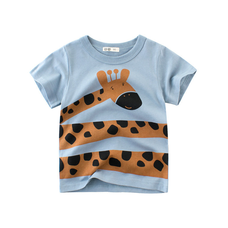 Vêtements pour enfants, T-shirt à manches courtes pour garçons, vêtements de marque à la mode