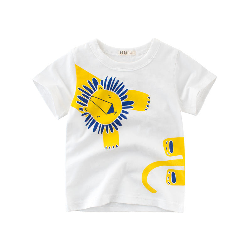 Vêtements pour enfants, T-shirt à manches courtes pour garçons, vêtements de marque à la mode