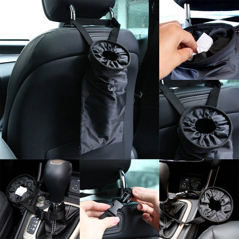 Sac de rangement pour dossier de siège de voiture, sac poubelle
