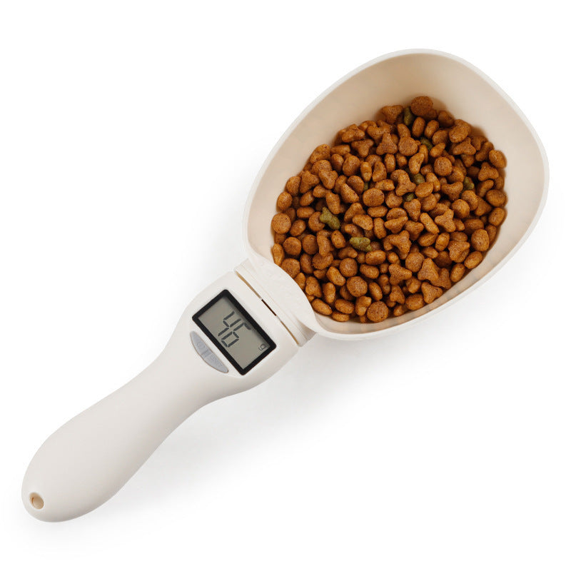 Cuillère de pesée électronique pour aliments pour animaux de compagnie