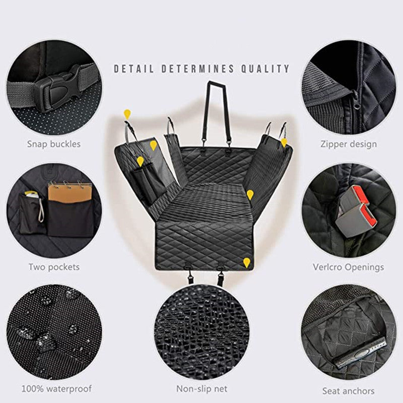 Cubierta de asiento para mascota para coche, impermeable y resistente a los arañazos, para ventana de malla de coche, suministros para mascotas