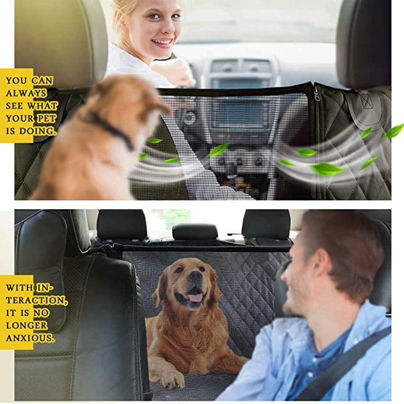 Cubierta de asiento para mascota para coche, impermeable y resistente a los arañazos, para ventana de malla de coche, suministros para mascotas