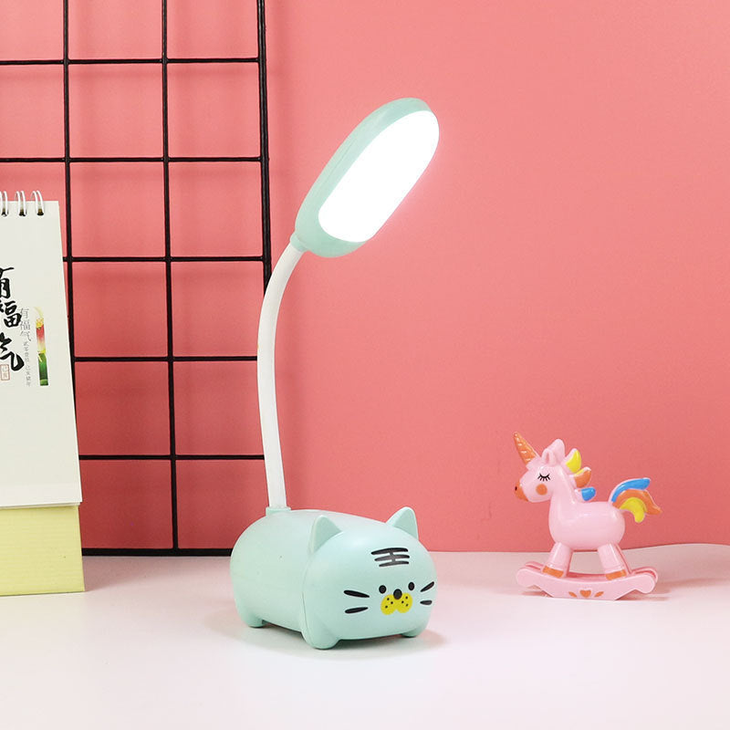 LED dessin animé mignon tuyau pour animaux de compagnie veilleuse pliante USB charge