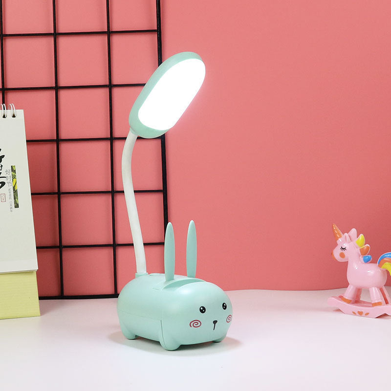 LED dessin animé mignon tuyau pour animaux de compagnie veilleuse pliante USB charge