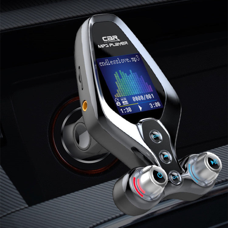 BT26 Lecteur MP3 Bluetooth mains libres Transmetteur FM pour voiture