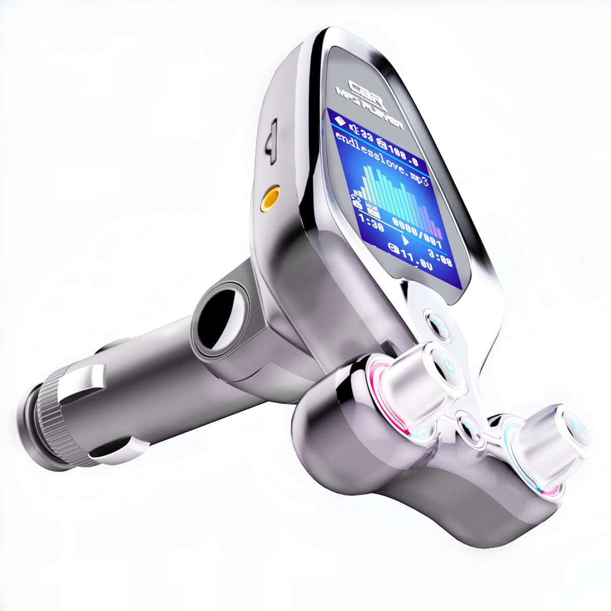 BT26 Lecteur MP3 Bluetooth mains libres Transmetteur FM pour voiture