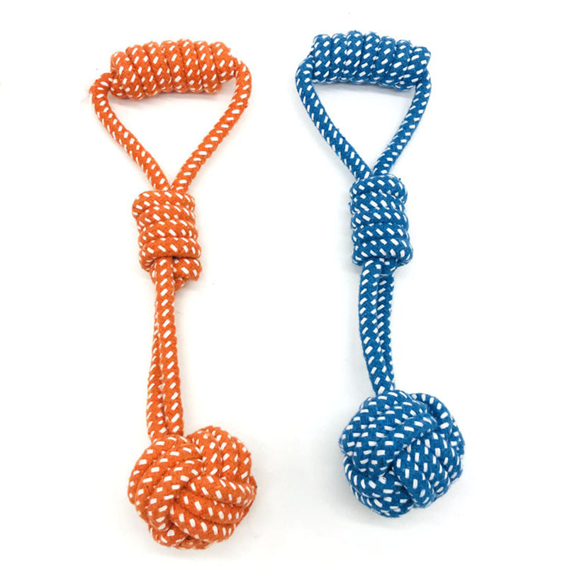 Boule de corde pour animaux de compagnie, jouet molaire en corde de coton