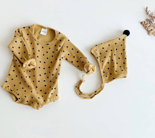 Vêtements pour bébés garçons et filles, barboteuse pour nouveau-né, combinaison chapeaux à manches longues, blanc et bleu, combishort pour nouveau-né