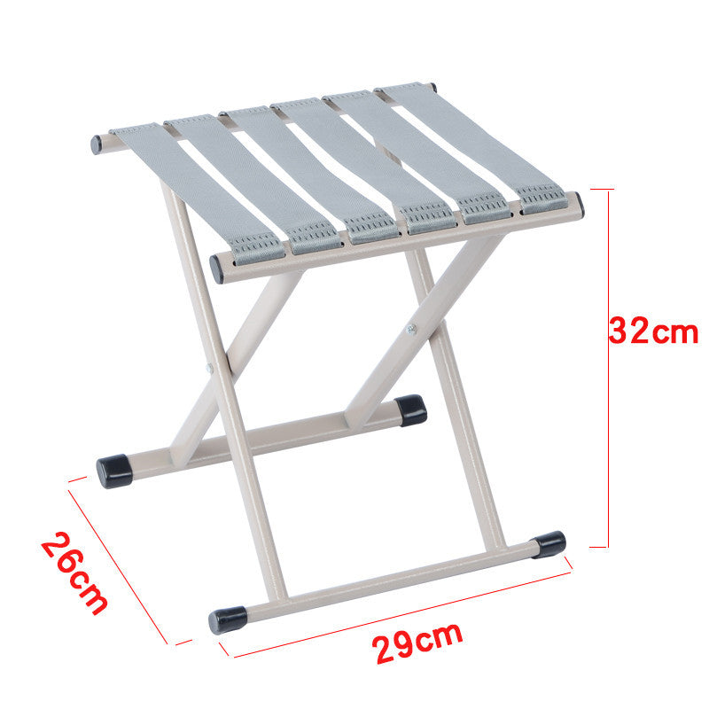 Silla plegable portátil para exteriores.