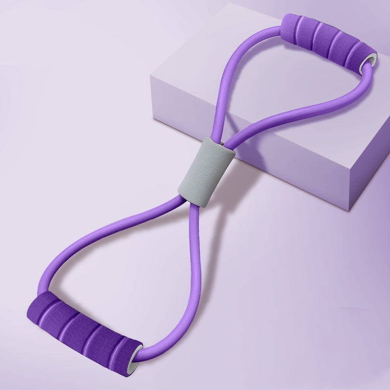 Équipement de forme physique de bras d'exercice de ceinture extensible de corde élastique en forme de huit