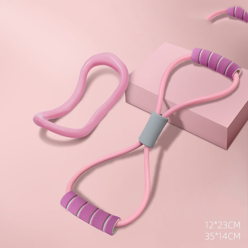 Équipement de forme physique de bras d'exercice de ceinture extensible de corde élastique en forme de huit
