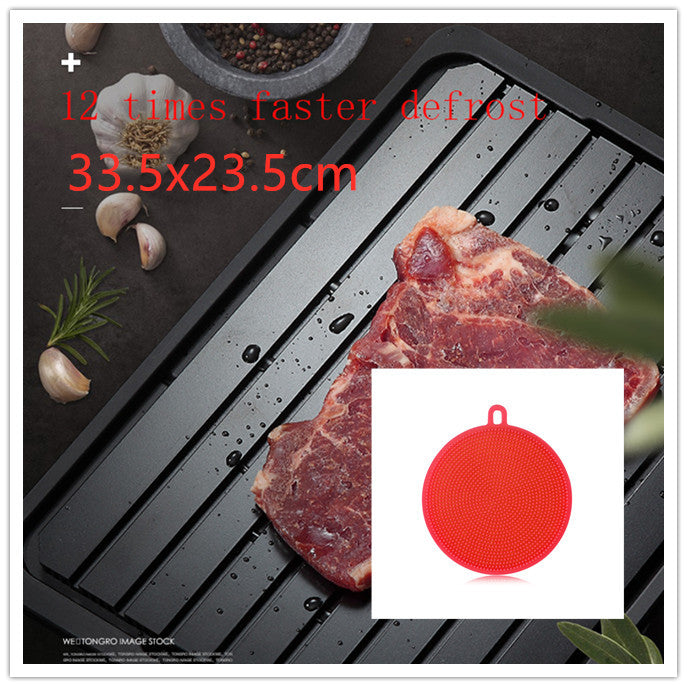 Plateau de dégivrage rapide avec bac d'égouttage