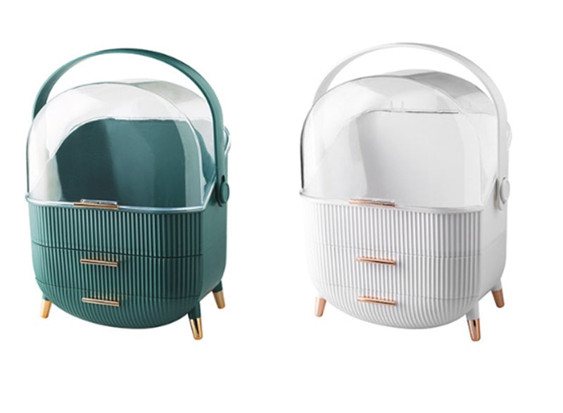 Caja de almacenamiento de productos cosméticos para el cuidado de la piel de lujo ligero