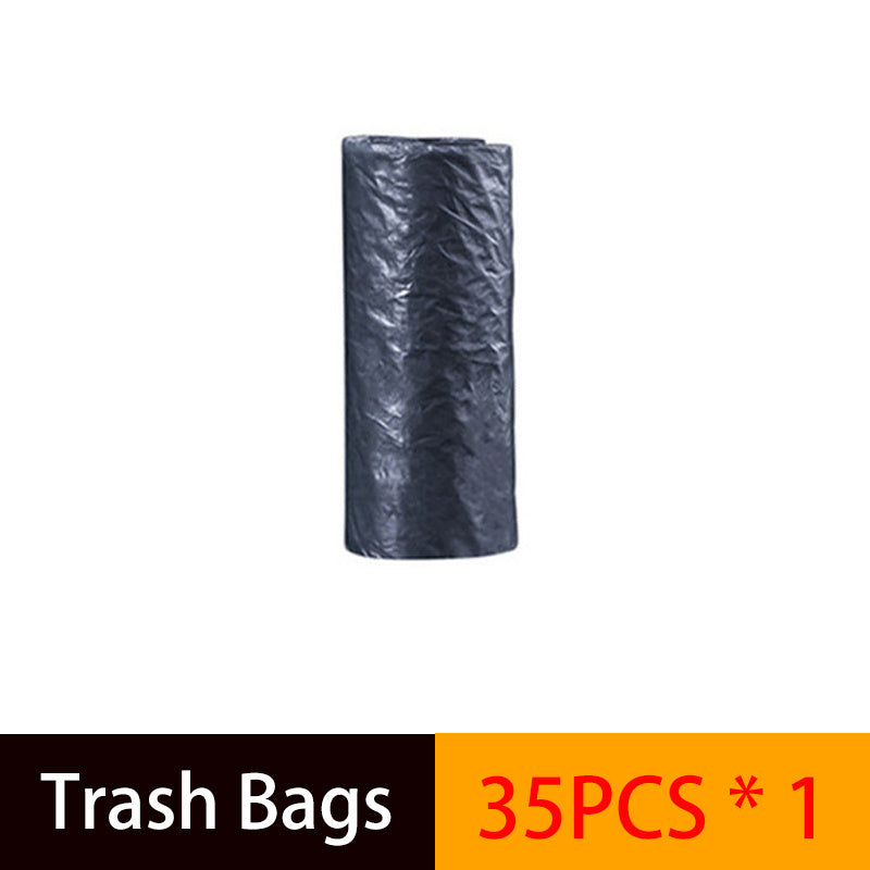 Mini almacenamiento multifuncional creativo y almacenamiento de bolsas de basura en el bote de basura del automóvil