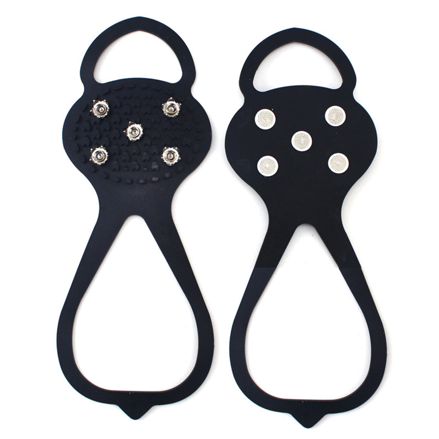 Pince à glace unisexe à 5 dents pour hommes, pour chaussures, Crampons, Crampons pour Crampons de neige, couvertures antidérapantes d'escalade et de randonnée