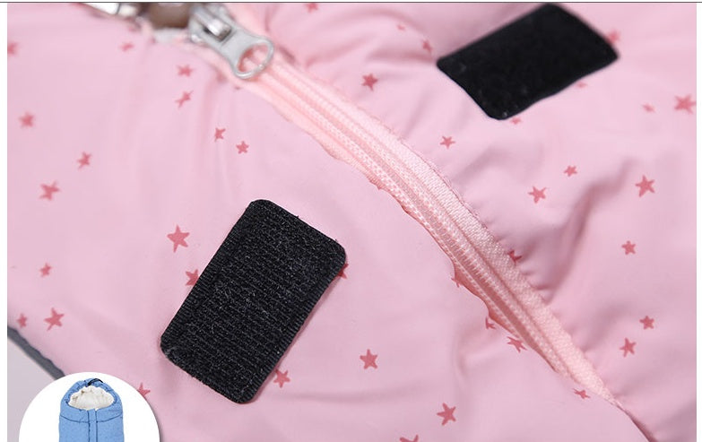 Sac de couchage pour bébé, poussette d'hiver, coupe-vent épais, sacs de couchage pour nourrissons, enveloppes en fauteuil roulant