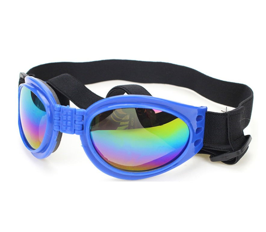 Gafas de sol para perros, gafas impermeables plegables de tamaño mediano, gafas de protección UV para mascotas