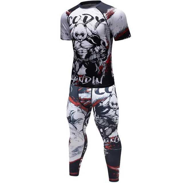 Traje deportivo masculino Hombres Ropa para correr Ropa deportiva Conjunto de yoga