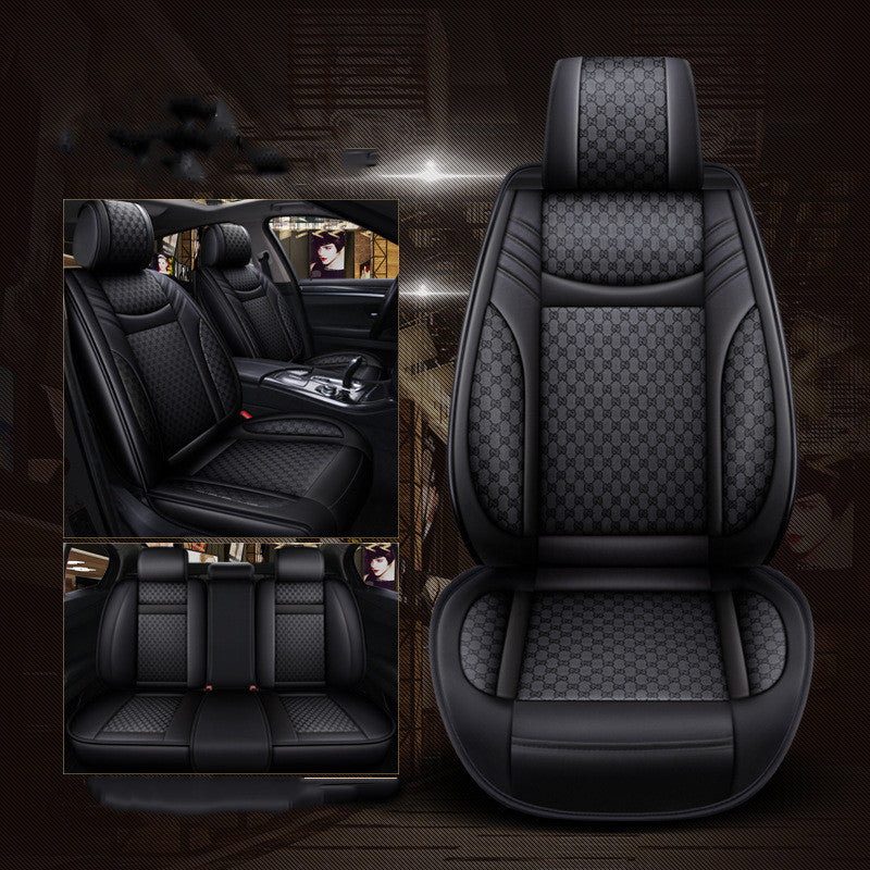 Funda de asiento de coche de lino Funda de asiento universal de cuatro estaciones