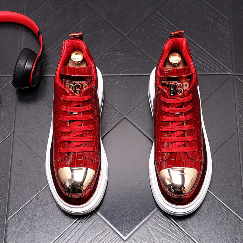 Chaussures montantes à la mode, bottes courtes décontractées tendance pour hommes