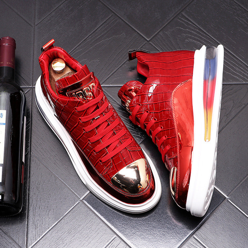 Chaussures montantes à la mode, bottes courtes décontractées tendance pour hommes