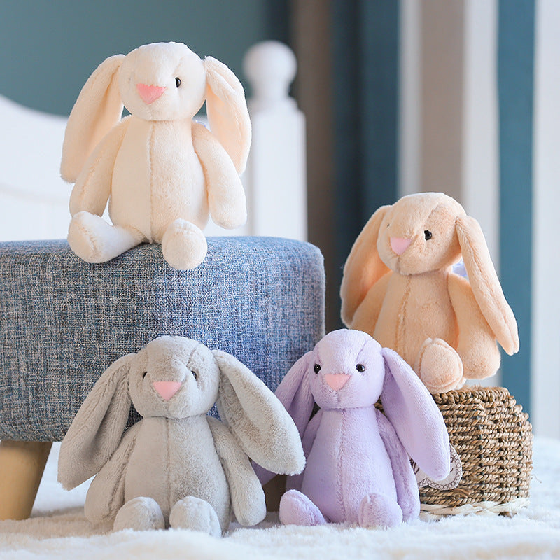 Juguete de peluche de conejo de orejas caídas lindo y creativo