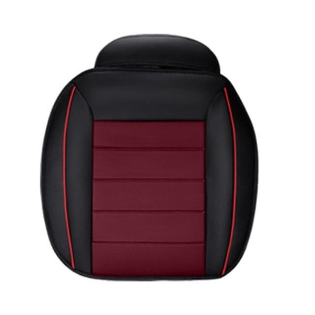 Housse de siège avant de voiture en cuir PU respirant, tapis antidérapant Fou