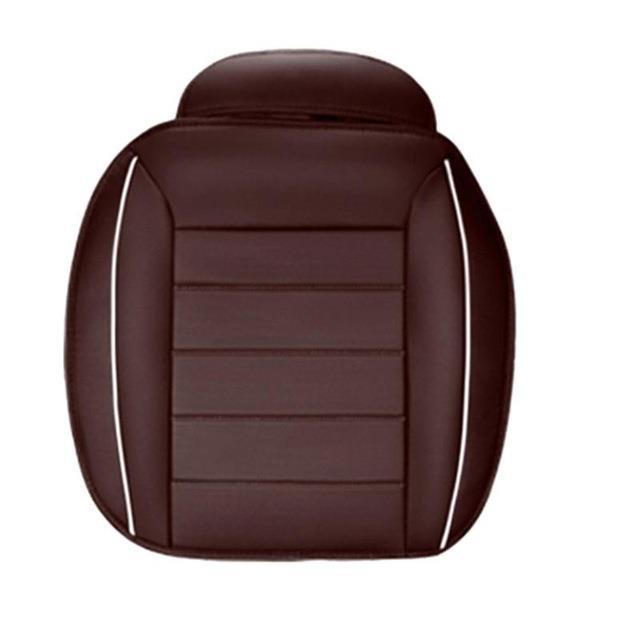 Housse de siège avant de voiture en cuir PU respirant, tapis antidérapant Fou