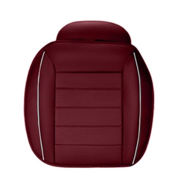 Housse de siège avant de voiture en cuir PU respirant, tapis antidérapant Fou