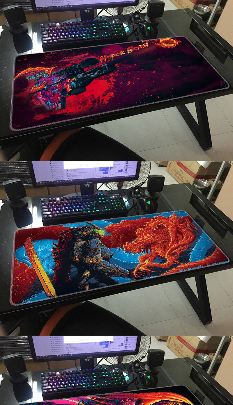 Alfombrilla de ratón de goma para juegos por encargo de Internet Cafe WholesaleMouse Pad