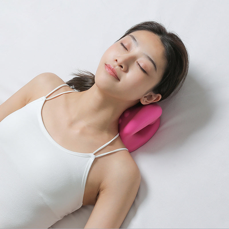 Almohada restauradora para dormir individual, almohada cervical de tracción para masaje
