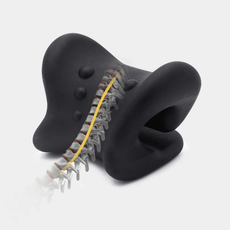 Almohada restauradora para dormir individual, almohada cervical de tracción para masaje
