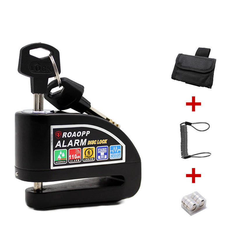 Aluminum Alloy Calf lock Alarm Disc Brake Lock Motorcycle Lock