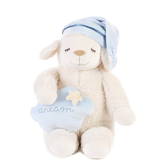 LIVHEART Oveja Muñeca Almohada Peluche Juguete Ragdoll Lindo Niño Durmiendo Muñeca