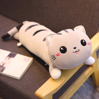 Oreiller de poupée en peluche chat