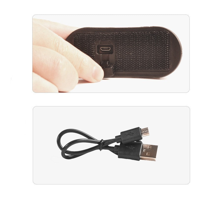 Feu arrière pour casque de vélo et moto, voyant d'avertissement