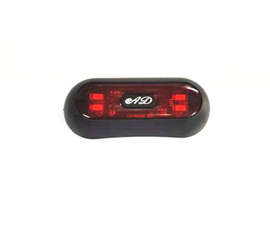 Feu arrière pour casque de vélo et moto, voyant d'avertissement