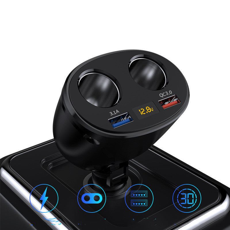 Allume-cigare numérique double USB DC 12 24V QC3.0, Charge rapide QC3.0 3.1A, chargeur de voiture multifonctionnel