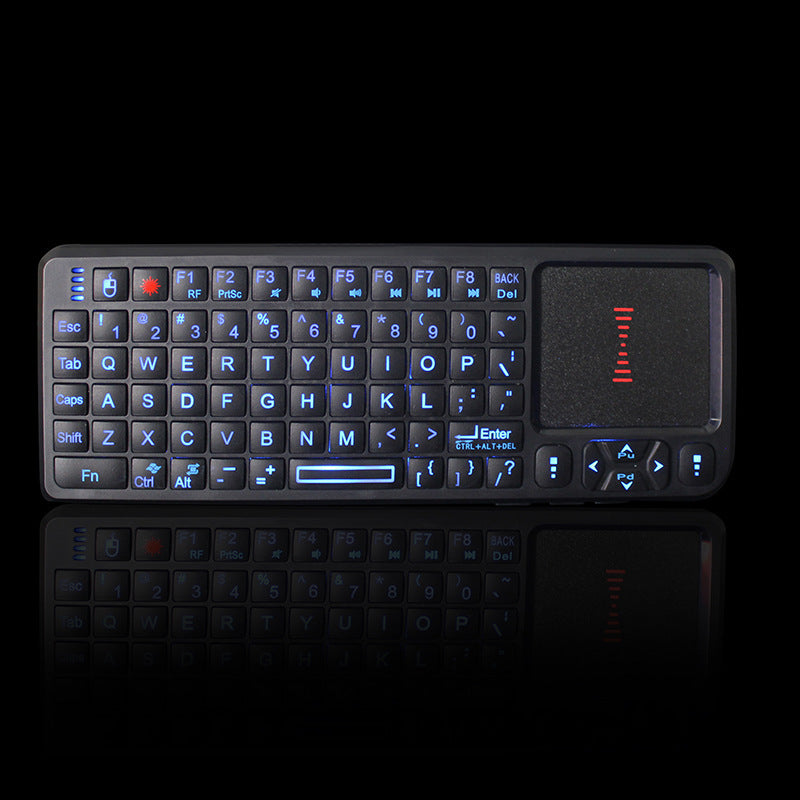 Mini teclado de enseñanza láser con pantalla táctil