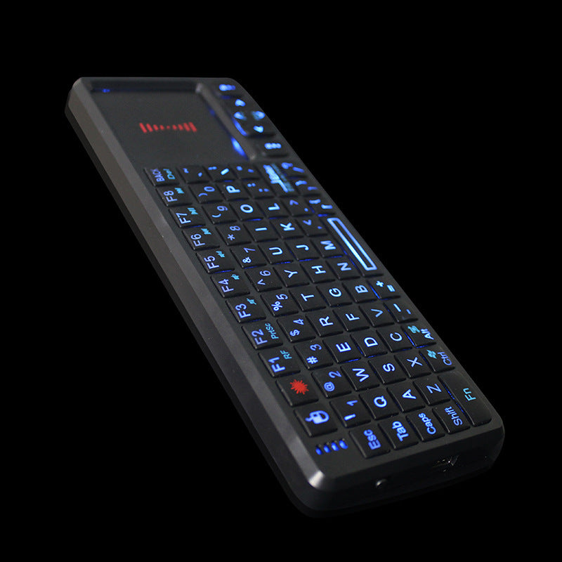 Mini teclado de enseñanza láser con pantalla táctil