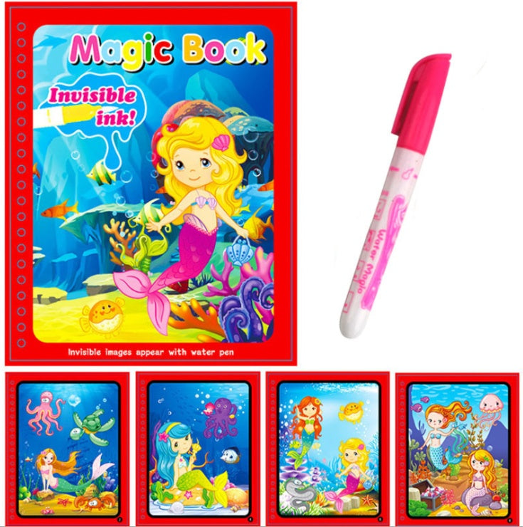 Livre de peinture à l'eau magique créatif pour enfants
