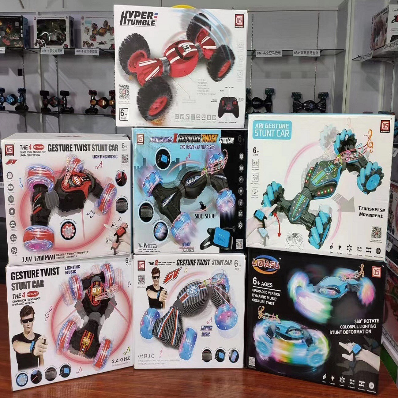 Machine de voiture de cascade torsadée télécommandée Global Funhood GW124 RC