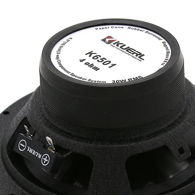 Ensemble de haut-parleurs audio de voiture modifiés et améliorés de 6,5 pouces