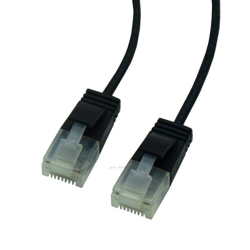 Cable Ethernet superfino ltra delgado Cat6 RJ45 TP de ángulo recto
