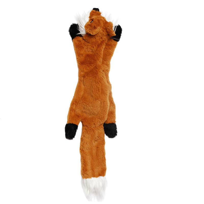 Jouets en peau d'animal Jouets en peluche sonores pour animaux de compagnie