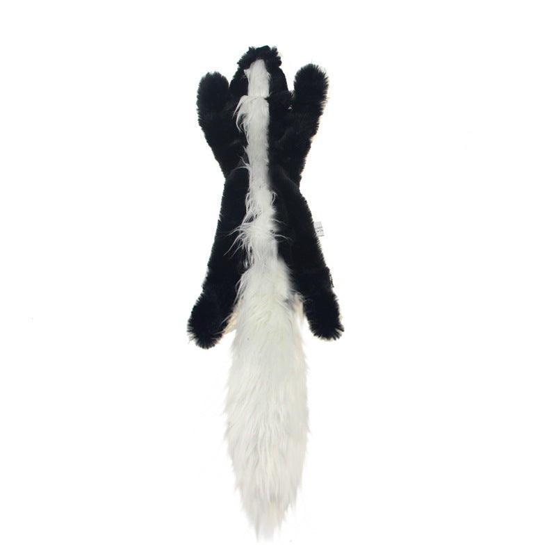 Jouets en peau d'animal Jouets en peluche sonores pour animaux de compagnie